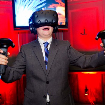 Virtual games at bar mitzvah celebration