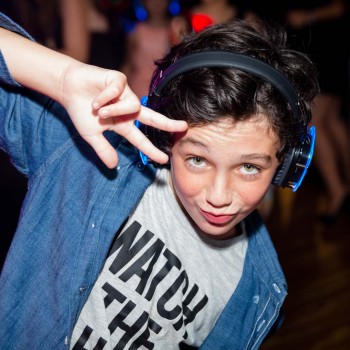 Young DJ at bar mitzvah
