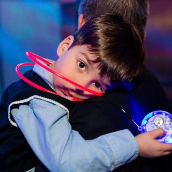Tired bar mitzvah guest