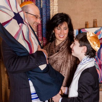 Receiving the Torah at bar mitzvah