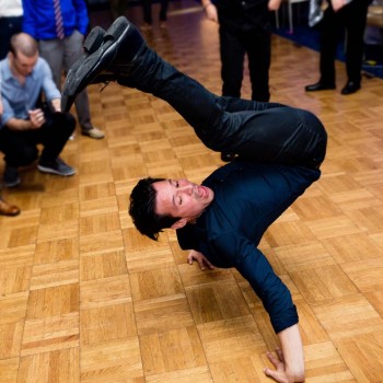 Bar mitzvah breakdancing