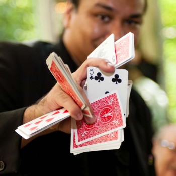 Card tricks at bar mitzvah