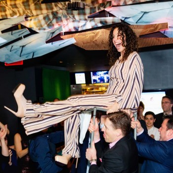 Cool bar mitzvah mom kicks up her heels at hora