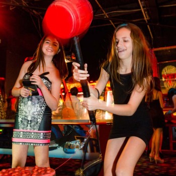Strength game at bar mitzvah