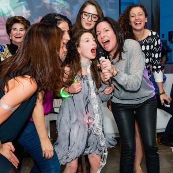 Ladies let loose at bar mitzvah