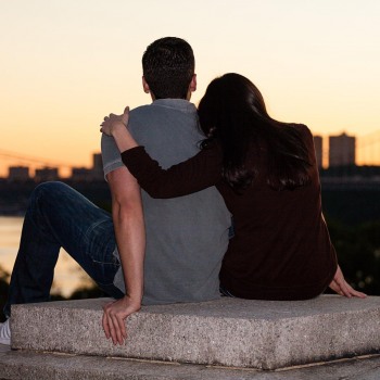 Engaged at the George Washingtgon Bridge
