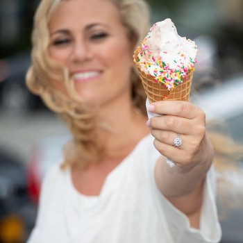 Ice cream and engagement rings