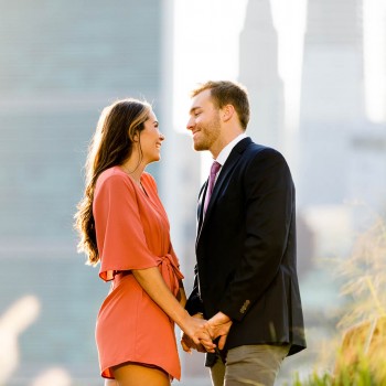 Engaged and in love
