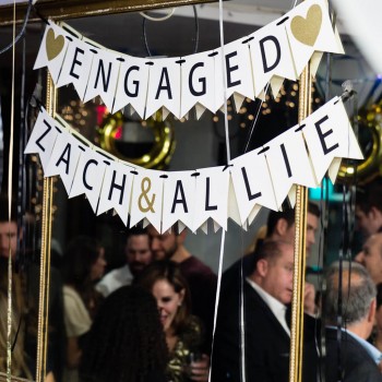 Surprise engagement party