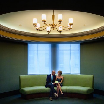 Bride and groom at NY City Clerk Office