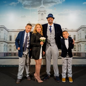 Family wedding at NY City Hall