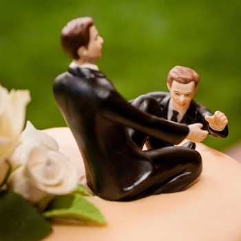 Same sex wedding cake topper
