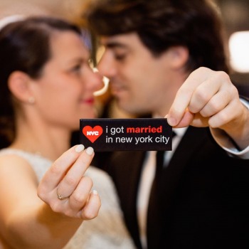 We got married at City Hall in NYC