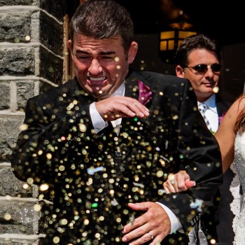 Confetti for the newlyweds