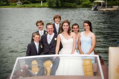 The Bride Took a Boat to Her Wedding