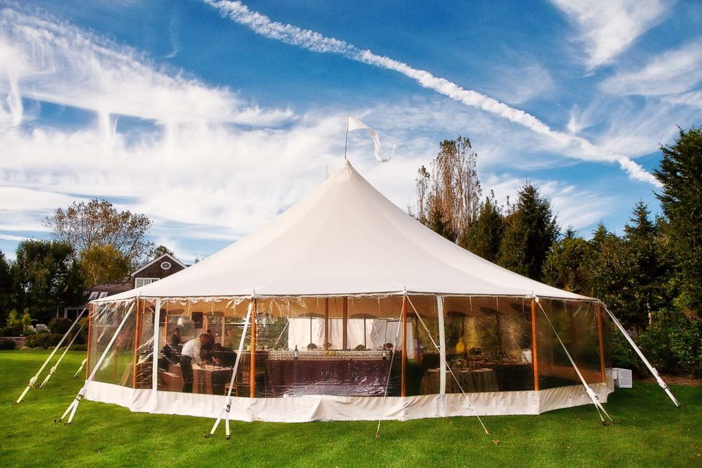 Wedding tent in Hamptons